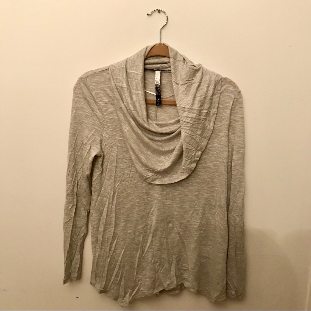 NWT Kenzie Long Sleeve Cowl Neck A-Line Top